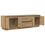 TV Cabinet with LED Lights Artisan Oak 160.5x41x50 cm 3328434