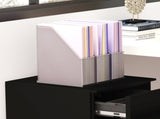 3-Drawer Vertical Filing Cabinet with Pencil Tray, Lock and 5 Wheels, Steel Mobile File Cabinet, for T3398P342469