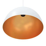 ZNTS Pendant Lamps 2 pcs Height Adjustable E27 White Ø 30 cm Metal 4103452