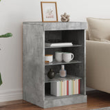 Sideboard with LED Lights Concrete Grey 41x37x67 cm 836724
