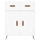 Highboard White 69.5x34x180 cm Engineered Wood 3199849