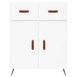 Highboard White 69.5x34x180 cm Engineered Wood 3199849