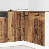 Kitchen Base Cabinet "Lucca" Old Wood Engineered Wood 854316