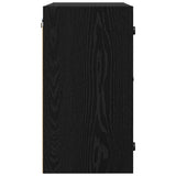 Wall Cabinet Black Oak 68 x 37 x 68.5 cm Engineered Wood 882912
