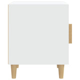 Bedside Cabinets 2 pcs White Engineered Wood 812043