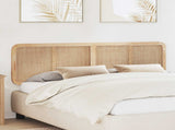 Headboard with Headboard Natural 180 x 55x 3 cm Rattan 42011566