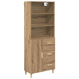 Highboard Artisan Oak 69.5 x 32.5 x 180 cm Engineered Wood 3415935
