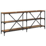 Console Table Old Wood 180 x 30 x 75 cm Engineered Wood 881905