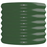Garden Raised Bed Galvanised Steel 224x40x36 cm Green 318873