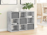 Sideboard with Drawer Concrete Grey 73.5 x 24 x 69.5 cm 8000479