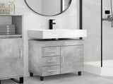 Bathroom Vanity Unit Concrete Grey 60 x 35 x 60 cm 889378