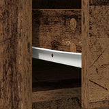 Sideboard with Drawers and Doors Old Wood 70.5x34x74.5 cm 861848