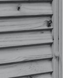 Garden Shed with Roof Grey 59 x 56 x 113.5 cm Solid Fir Wood 42033454