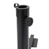 5 Piece Garden Parasol Base Set Granite and Steel 3318586