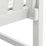 Garden Dining Chair 4 pcs White 65.5 x 55.5 x 88cm Plastic 3335795