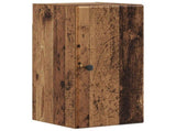 3 Piece Bathroom Cabinet Set BREDA Old Wood Engineered Wood 3417808