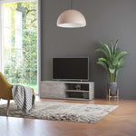 ZNTS TV Cabinet Concrete Grey 120x34x37 cm Engineered Wood 801156