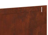Lawn Edging 20 pcs 102 x 15 x 4 cm Steel Rusty 8008782