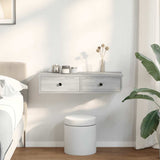 Wall Shelf with Drawers Grey Sonoma 80x31x17 cm Engineered Wood 859955