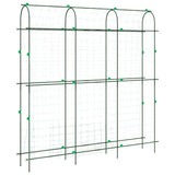 Garden Trellises for Climbing Plants 4 pcs U-Shape Steel 3281506