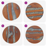 Coffee Table Teak Resin 60 cm 243466