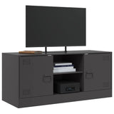 TV Cabinet Black 99x39x44 cm Steel 841685