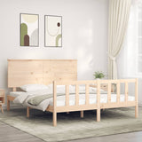 Bed Frame without Mattress 160x200 cm Solid Wood Pine 3193411