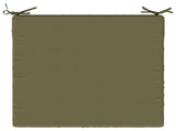 4-Piece Seat Cushions SOEST 4 pcs 100% Polyester Olive Green 944644
