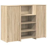 Reception Desk Sonoma Oak 135x50x103.5 cm Engineered Wood 3324189