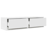 TV Cabinet with Drawer White 100 x 31 x 25.5 cm Engineered wood 861526