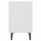 Bed Cabinets with Metal Legs 2 pcs White 40x30x50 cm 805798