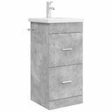 Bathroom Vanity with Sink Concrete Grey 42 x 40 x 84.5 cm 890699