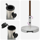 Parasol Base Grey 45 x 37.5 cm Granite 42002810