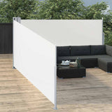 Retractable Side Awning Cream 100x1000 cm 48473