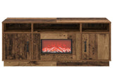 Electric Fireplace Old Wood 100 x 33 x 55 cm Engineered wood 8020997
