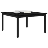 Coffee Table Black Oak 80 x 80 x 45 cm Engineered Wood 892578