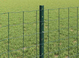 Welded Wire Fence 10 x 0.6 m PVC-Coated Steel Green 3336040