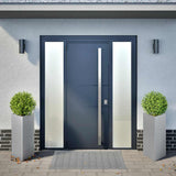 Garden Planters 2 pcs Triangular 40x34.5x75 cm Galvanized Steel 851168