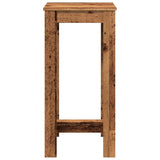 Bar Table Old Wood 51x50x103.5 cm Engineered Wood 854407