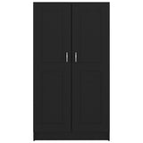 Book Cabinet Black 82.5x30.5x150 cm Engineered Wood 802724