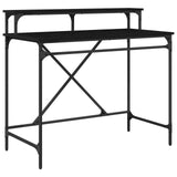 Desk Black Oak 100 x 50 x 90 cm Engineered Wood 881278