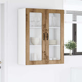 Wall Glass Cabinet PORTO Artisan Oak 80 x 31 x 100 cm 885514