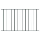 Fence Panel Woerden Powder-coated Steel 1.7x1 m Anthracite 145222