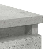Sideboard with Drawer Concrete Grey 71x35x65 cm Engineered Wood 861574