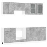Kitchen Unit Lyon 8 pcs Engineered Wood 3445859