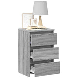 Bed Cabinets 2 pcs Grey Sonoma 40x35x62.5 cm Engineered Wood 815174