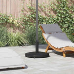 Outdoor Umbrella Base Black 48 x 48 x 32 cm Steel, Concrete 42010011