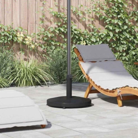 Outdoor Umbrella Base Black 48 x 48 x 32 cm Steel, Concrete 42010011