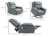 Riser and Recliner Chair with Massage, Heat, Power Lift Recliner Chair for Elderly with Remote T3398P378883