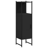 Bathroom Cabinet Black 33x33x120.5 cm Engineered Wood 842466